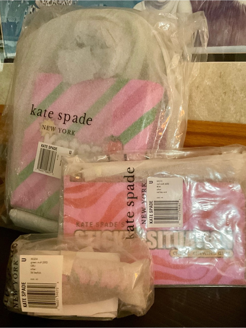 NWT Kate Spade 3 Piece Ensemble Pink from the Bubble Gum Collection - Picture 2 of 10